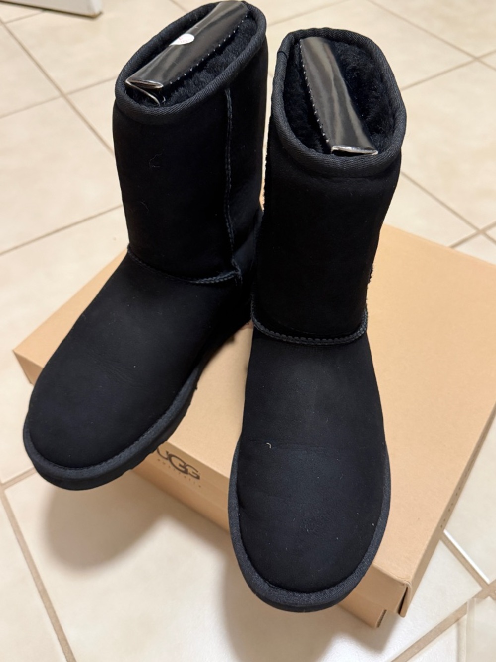 UGG women Black Classic Short Boots